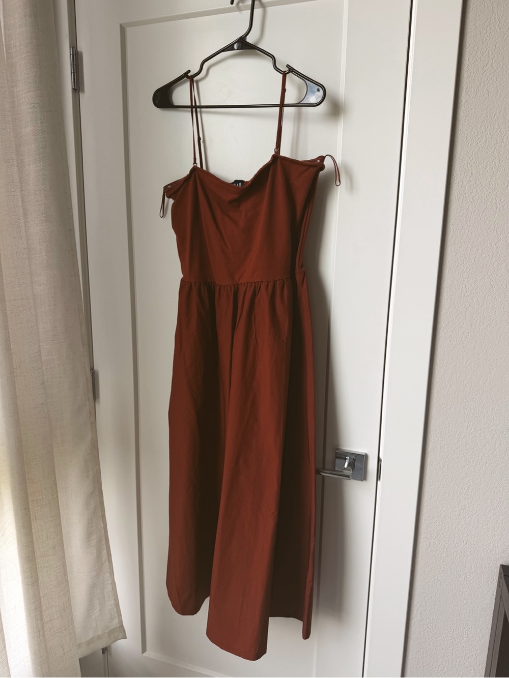Rust Removable Strap Dress - Gap